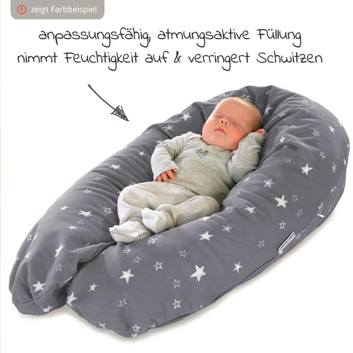 Produktbild Theraline Stillkissen "Das Original" mit Dinkel Füllung inkl. Bezug 190 cm (38 cm)