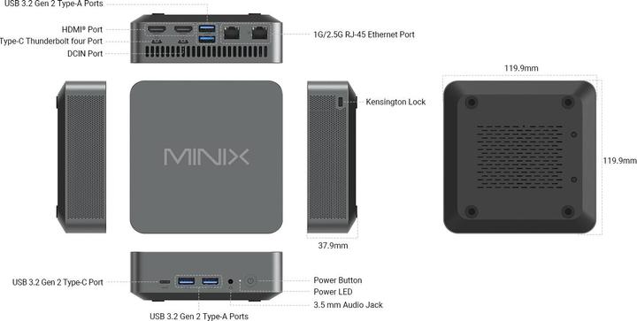Image du produit Minix NEO NGC N512 (Intel Core i5-12600H, 16 Go, 512 Go)