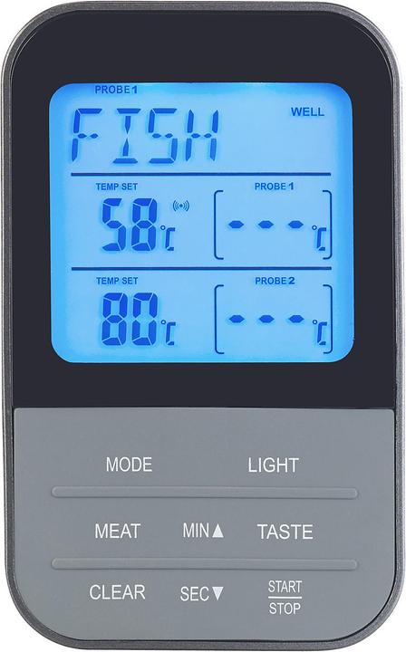 Actual product image Rosenstein & Söhne Radio roast & oven thermometer with 2 probes