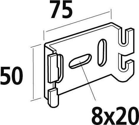 Immagine prodotto Legrand CONSOLE CM50 V2A 586068 CM50 V2A ** in acciaio inox V2A (1.4301)