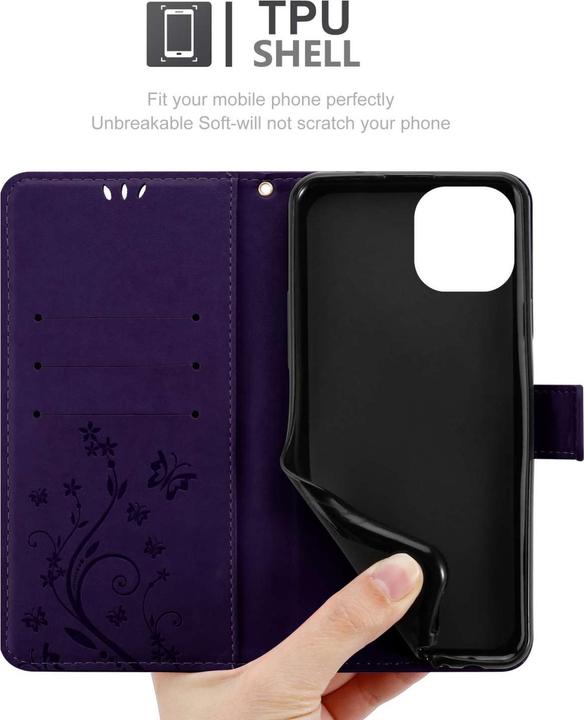 Immagine prodotto Cadorabo Custodia per Apple iPhone 15 Flower Book (Apple iPhone 15)