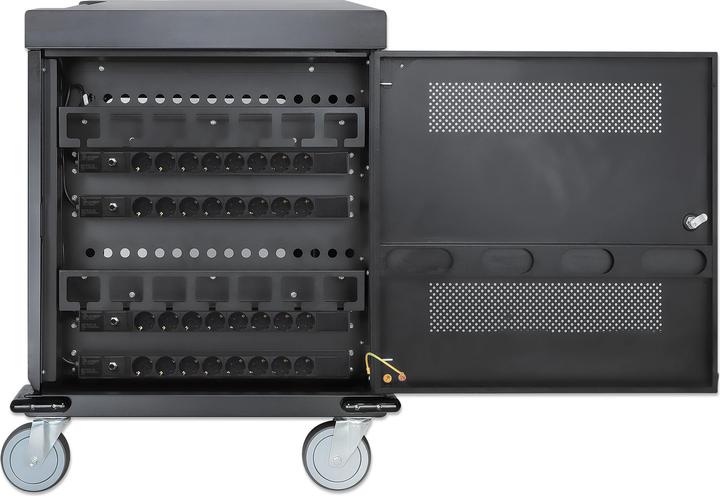 Actual product image Manhattan Charging cabinet on castors with 32 sockets