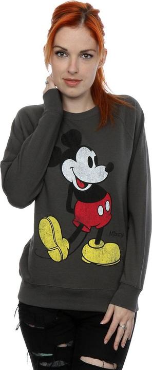 Actual product image Disney Womens/Ladies Mickey Mouse Classic Kick Sweatshirt (XXL)