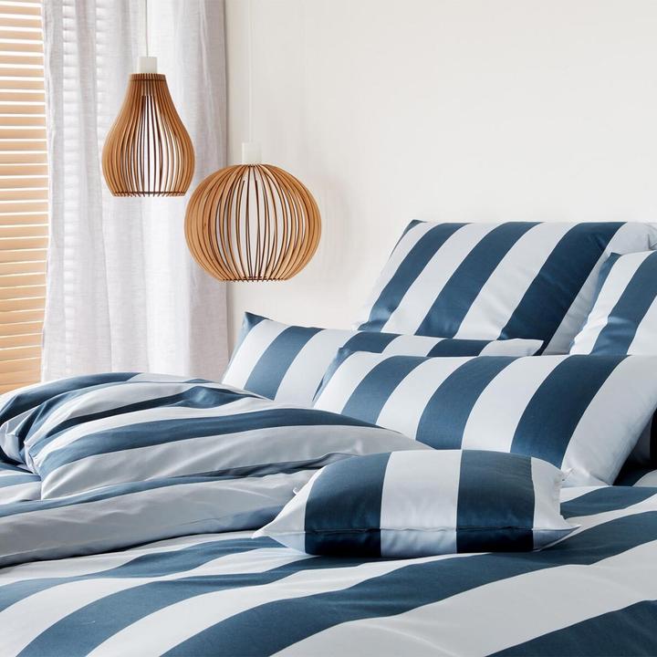 Actual product image Elegante Night Stripe (Duvet cover, 155x200 cm + 80x80 cm)