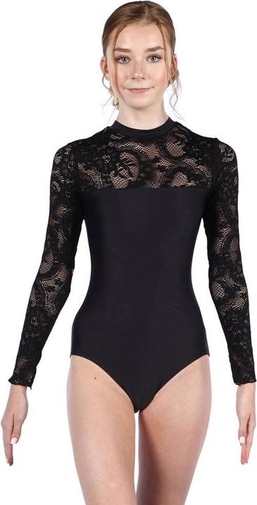 Actual product image Sansha Long sleeve dance body with lace (M)