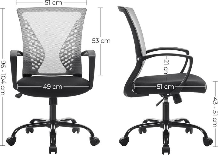 Produktbild Songmics Ergonomischer Netzstuhl