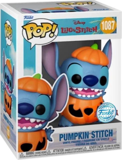 Actual product image Funko POP Disney Pumpkin Stitch Exclusive