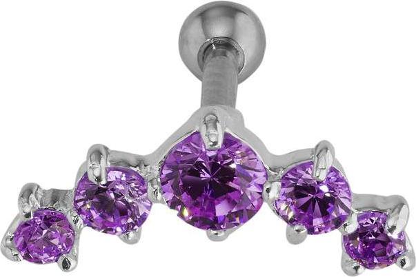 Produktbild Bijouteria Ohrpiercing (Edelstahl, Messing, Zirkonia)