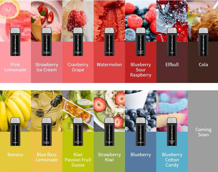 Actual product image Elfbar Prefilled Pod (Bunch of grapes)