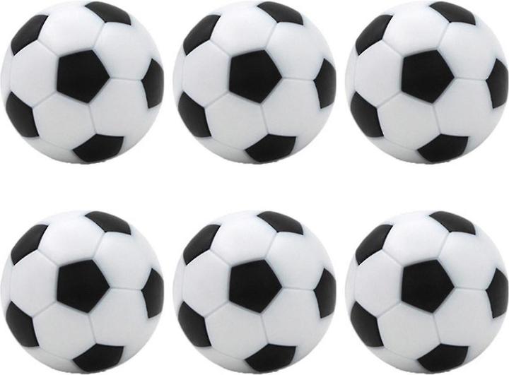 Natural games Ballons de foot de rechange pour baby-foot 6 pièces