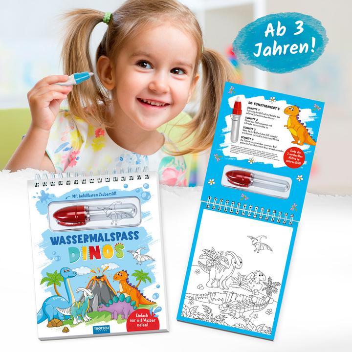 Actual product image Water Colouring Fun with Magic Pen Dinosaur