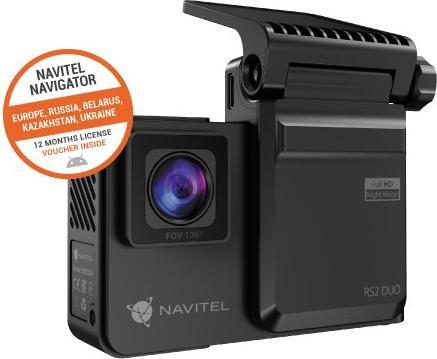 Produktbild Navitel RS2DUO Dashcam (Eingebaute Anzeige, Akku, Eingebautes Display, Bluetooth, Nachtsicht, Eingebautes Mikrofon, Full HD)
