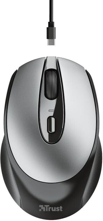 Produktbild Trust Maus Zaya Rechargeable Schwarz (Kabellos)