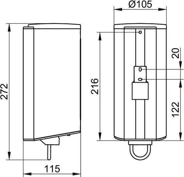 Immagine prodotto Keuco Distributore di lozioni Plan