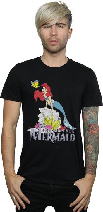 Actual product image Disney Mens The Little Mermaid Sea Friend T-Shirt (4XL)