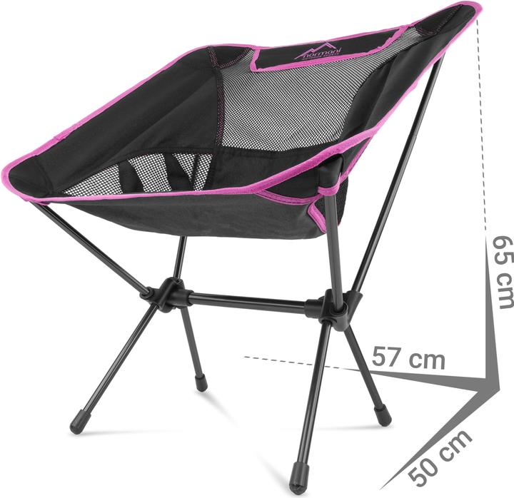 Image du produit Normani Chaise de camping Moak avec parasol - 8603