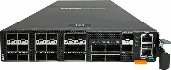 Produktbild HPE E Aruba 8325H Switch Bundle, 18 Port SFP28, 4 Port QSFP28, 4 Fans, Back-to-Fron (18 Ports)