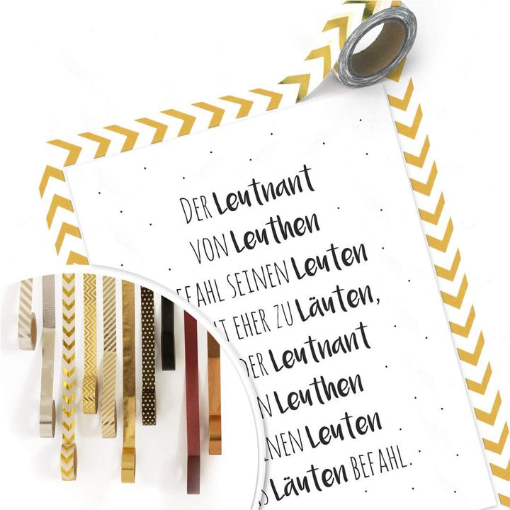 Actual product image Trenddeko Tongue twister - The Lieutenant of Leuthen (24 x 30 cm)