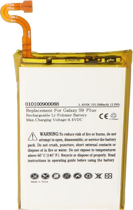 Actual product image AccuCell Samsung Galaxy S9 Plus Battery