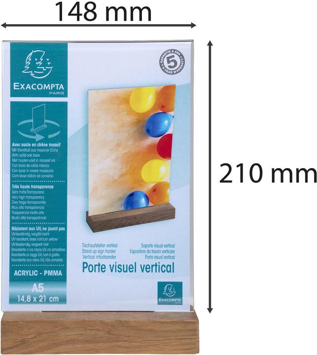 Image du produit Exacompta Présentoir de table (A5)