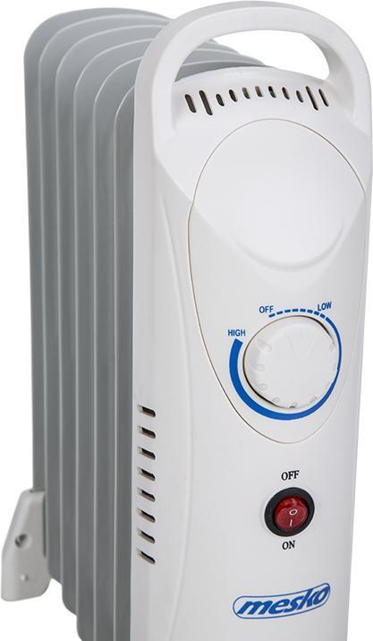 Actual product image Mesko MS7804 Electric Space Heater Indoor Oil Fan Heater (700 W)
