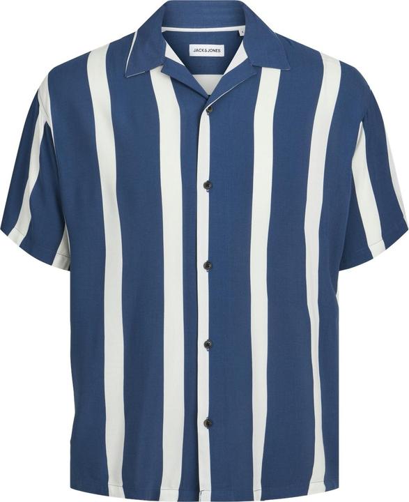 Jack & Jones Jjjeff Resort Stripe Shirt Ss Relaxed (XL)