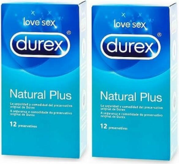 Immagine prodotto Durex natural plus 2x12ud (24 pz.)