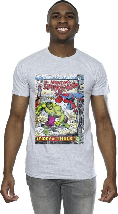 Image du produit - T-shirt SPIDER-MAN VS HULK COVER - Homme (XL)