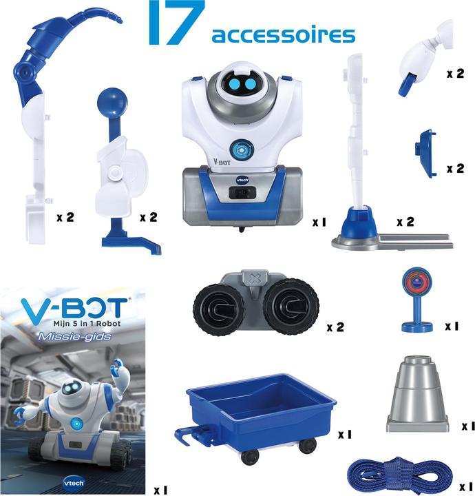 Immagine prodotto VTech Nl V-Bot, il mio robot 5 in 1
