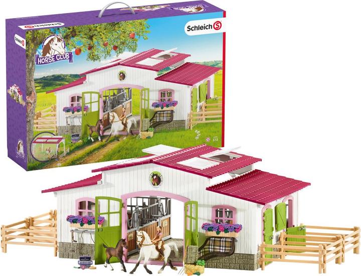Produktbild Schleich Reiterhof mit Reiterin und Pferden