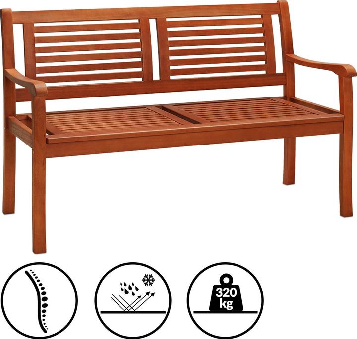 Actual product image Deuba Garden bench