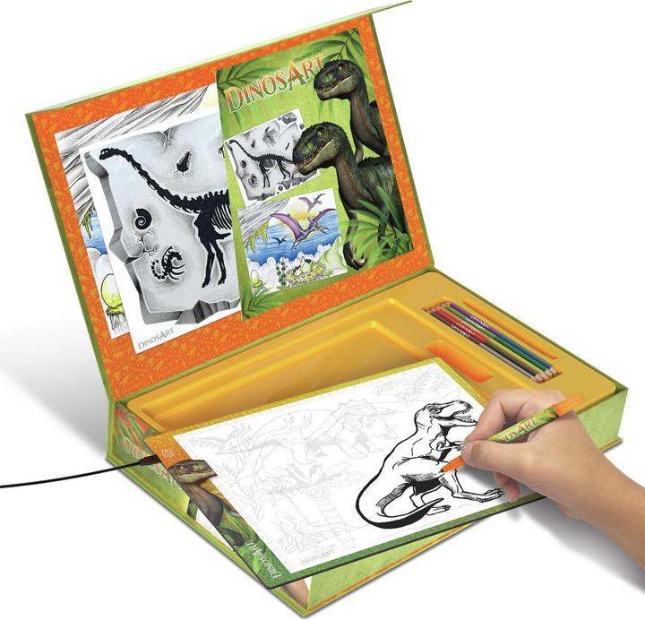 Produktbild DinosArt Dino Leuchtpad zum Nachzeichnen
