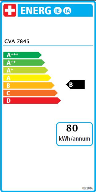 Energie-Label Miele CVA 7845-60 /CleanSteel 11166370