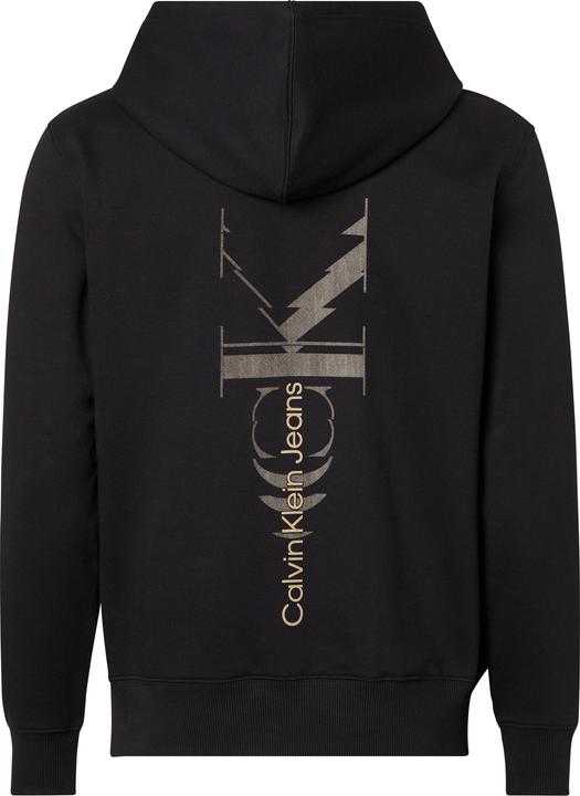Actual product image Calvin Klein Jeans Glitched Monologo Back Hoodie - 90641 (XL)
