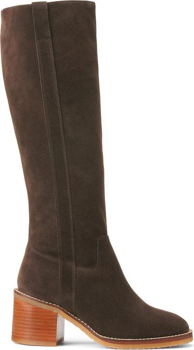 Produktbild La Redoute Collections Stiefel aus Veloursleder (40)
