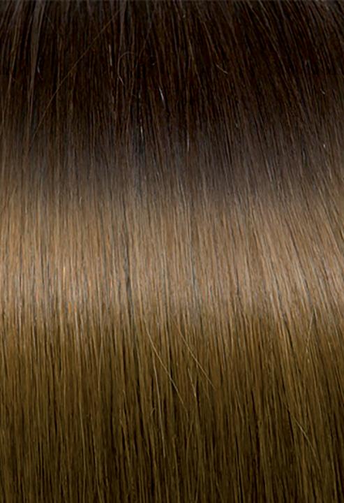Immagine prodotto Seiseta Classic Keratin Fusion Smooth Ombré 4/140 Ombre Brown-Golden Brown 40/45 cm (Ombreggiatura marrone-marrone dorato)