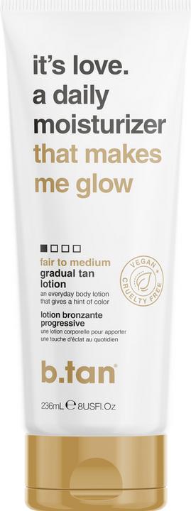 Immagine prodotto B.Tan It's Love A Daily Moisturiser Gradual Tan Lotion 236 ml (Crema autoabbronzante, 236 ml)