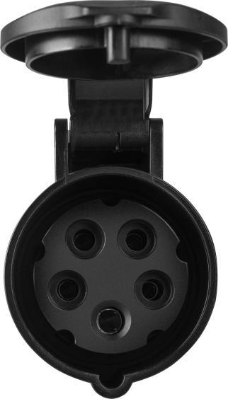 Actual product image GreenCell Adapter from red 16A 400V CEE coupling 5-pole socket to red 32A 5P (Type 1, 11 kW, 16 A, 0.50 m)
