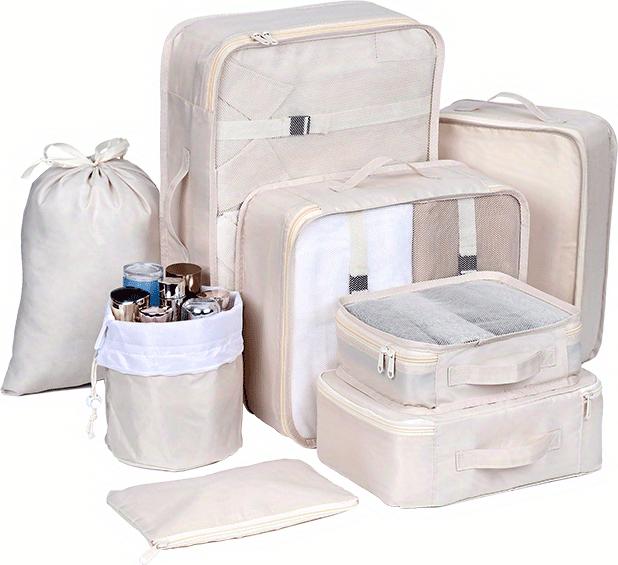 Only-Bags.Store Travel Organizer Bag Set, grosse Kapazität Packing Cubes mit multifunktionalen Make-up Lagerung
