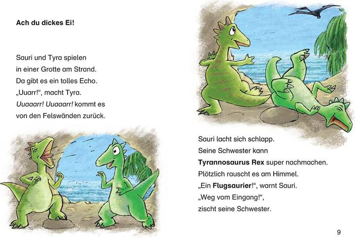Produktbild Leselöwen 2. Klasse - Dinosauriergeschichten (Deutsch, Henriette Wich, Alexander Bux, Loewe Erstlesebücher, 2018)