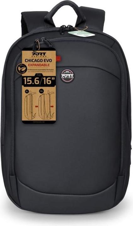 Produktbild Port Designs Chicago Evo Laptop Backpack 15.6/16p Expandable (6 l)