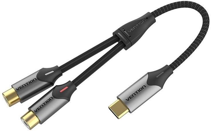 Produktbild Vention USB-C auf 2-Chich Kupplung (1.50 m)