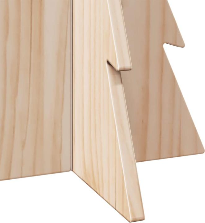 Produktbild VidaXL Weihnachtsbaum Holz Tannenbaum Deko Holzbaum 59,5cm Massivholz Kiefer