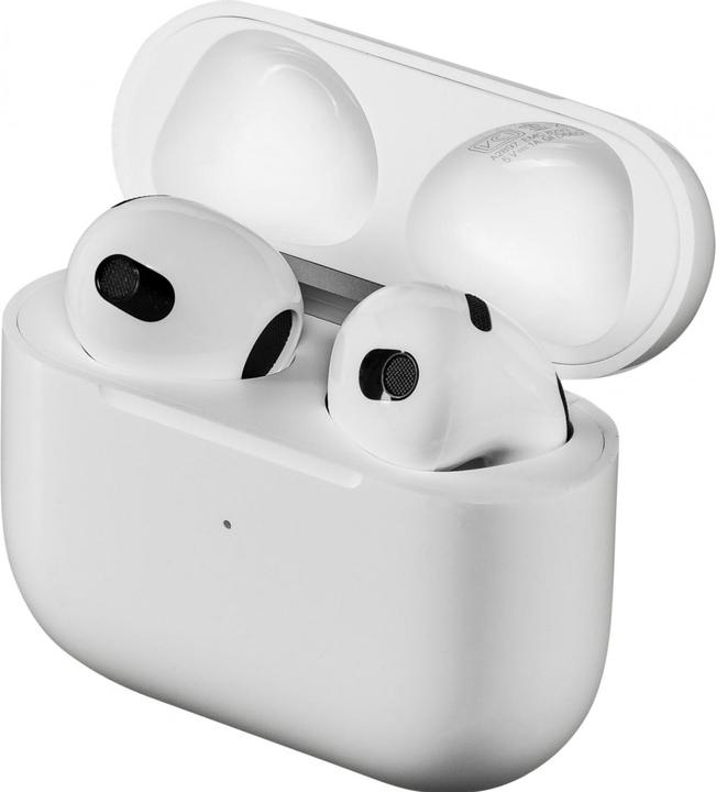 Image du produit Apple AirPods (3rd Gen.) Lightning Case (pas de réduction du bruit, 6 h, Sans fil)