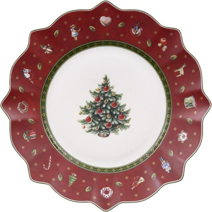 Breakfast plate red Toy's Delight (1 x, 24 cm)