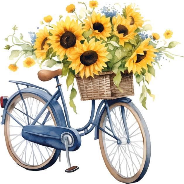 Ride With Sunflowers