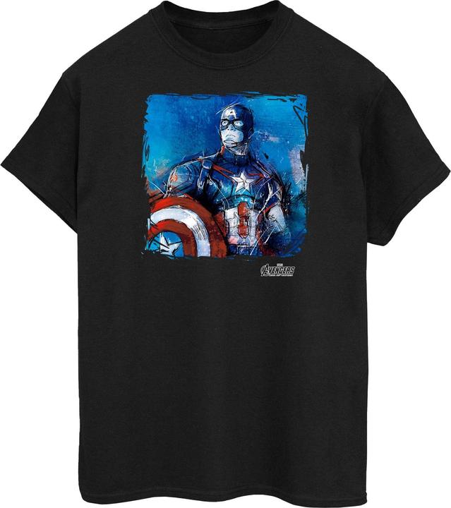 Immagine prodotto Captain America Maglietta artistica in cotone (L)
