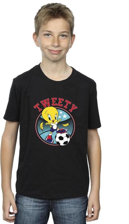 Image du produit Looney Tunes - T-shirt TWEETY FOOTBALL CIRCLE - Garçon (128)