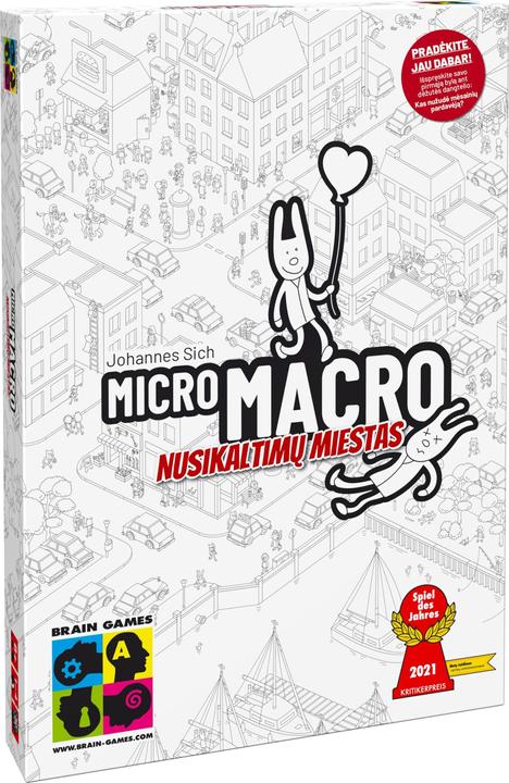 Brain Games MicroMacro: a city of crime LT (Litauisch)