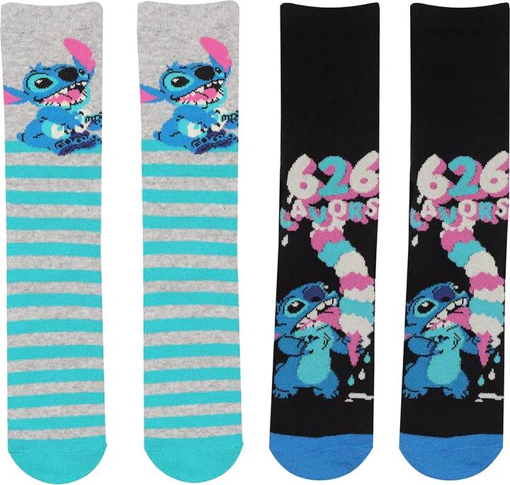 Actual product image Lilo & Stitch Unisex Adult Socks (Pack of 2) (pack of 2, M/L)